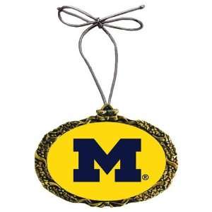  Michigan Wolverines NCAA Gold Classic Logo Holiday 