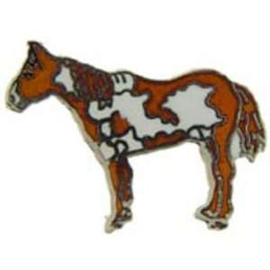  Pinto Horse Pin Left Facing 1 Arts, Crafts & Sewing