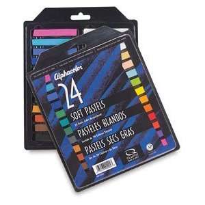  Alphacolor Soft Pastels   Set of 24, Basic Colors Arts 
