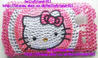 Hello kitty Bling Case Cover For HTC Droid Incredible 6300 #3  