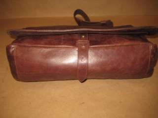   Leather Messenger Satchel Computer Cross Body Bag Portfolio Simple