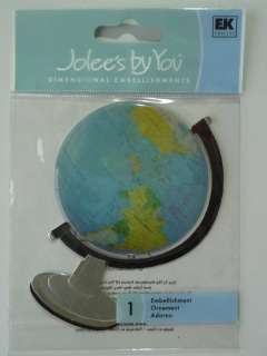 School55 JOLEES 3D Stickers WORLD GLOBE School  
