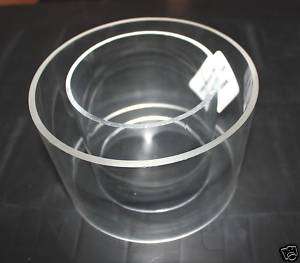 Clear acrylic Plastic Plexiglass Pipe tube 6 160 mm  