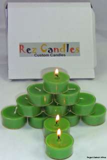 48 Cucumber Melon Scented Tealights Palm Oil Candle  