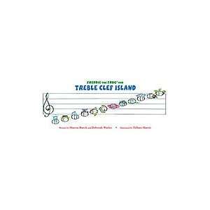  Treble Clef Island Poster Musical Instruments