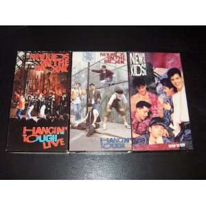 New Kids on the Block 3 VHS Set Step by Step/Hangin Tough/Hangin 