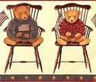 Wallpaper Border Patriotic teddybears GB9011 2B