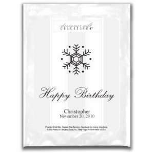 Cappuccino SS Wh Happy Birthday Single Snowflake  Kitchen 