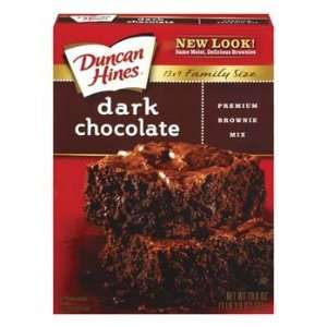 Duncan Hines Dark Chocolate Family Size Premium Brownie Mix 19.8 oz 