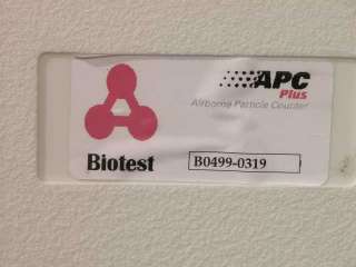 Biotest APC Plus Airborne Particle Counter For Parts  
