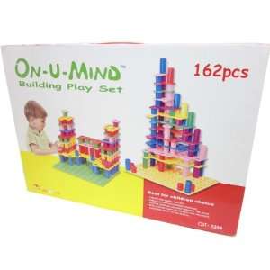   Tower Construction Blocks Game, 162 Pieces   For Young Children Toys