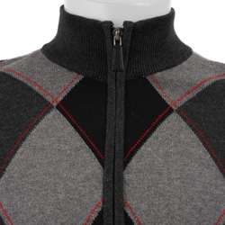 Cullen Mens Cashmere Blend 1/4 zip Mock neck Sweater  