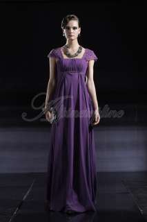 197 Size Royal Noble Women Jewel Wedding Bridesmaid vening Gown Prom 