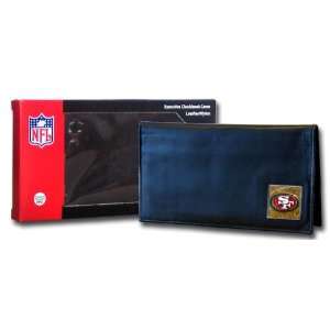  San Francisco 49ers Deluxe Executive Leather Checkbook in 