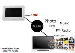 Inch Digital Photo Frame with FM Radio User Manual   English Remote 