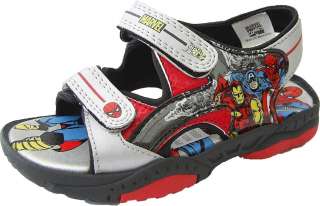   Boys Marvel Comics Spiderman Sandals Sizes 7 8 9 10 11 12 13 1  