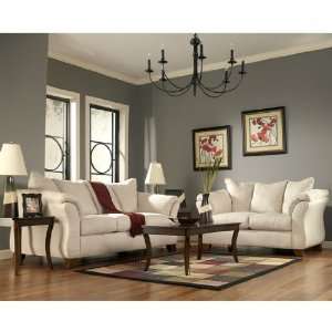 Durapella Oyster Living Room Set by Ashley Furniture 