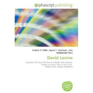  David Levine (9786132660596) Books