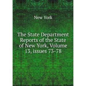  The State Department Reports of the State of New York 
