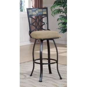  The Simple Stores 29 Metal Bar Stool with Upholstered 