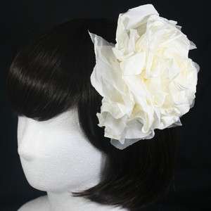   FLOWER HAIR CLIP ACCESSORY BROOCH UNIQUE FASCINATOR WEDDING BRIDAL HAT