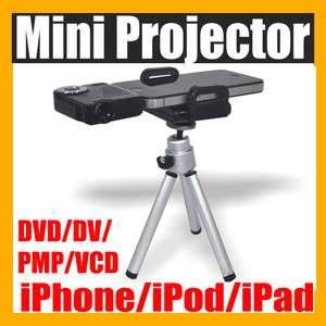 Mini Portable Pocket Multimedia Pico Projector for iPod iPhone DV DVD 