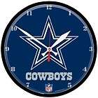 dallas cowboys nfl 12 round wall clock cowboys clock expedited