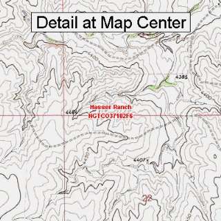   Map   Hasser Ranch, Colorado (Folded/Waterproof)