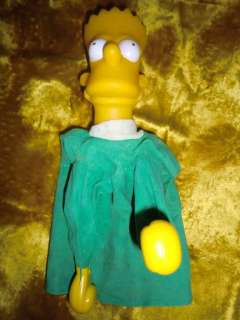 BART SIMPSON SIMPSONS PUNCHING BOXING PUPPET FIGURE TOY  