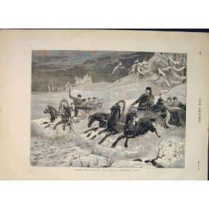 Picnic Russia Race Waller Horses Horse Print 1877 