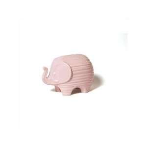  Pink Stoneware Elephant Bank Toys & Games
