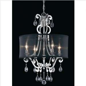 Savoy House 1 891 4 109 4 Light Mini Chandelier in Polished Nickel 