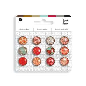  BasicGrey Notions Glazed Buttons, Crimson Arts, Crafts & Sewing