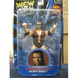  WCW Atomic Elbow Scott Hall Wrestling Figure by Toymakers 