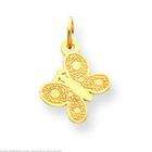 findingking 14k gold butterfly necklace childrens jewelry 13