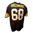 Autograph Sports L.C. Greenwood Signed Pittsburgh Steelers Throwback 