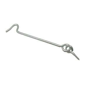  WIRE GATE HOOK AND SCREW EYE 100MM 4 INCH BZP STEEL ( pack 