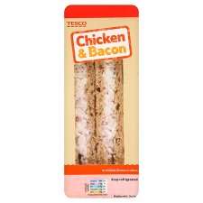 Tesco Chicken And Bacon Sandwich   Groceries   Tesco Groceries