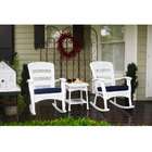 chair set giftmark 5525w white square table and chair set