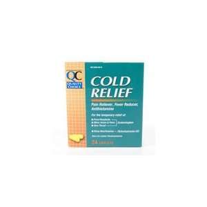  PACK OF 3 EACH QC COLD RELIEF CAP (TYLENOL) 24CP PT 