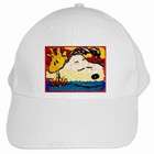Carsons Collectibles White Baseball Cap of Art Deco Snoopy with 