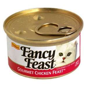Fancy Feast Gourmet Chicken Feast Cat Food 3 oz  Grocery 
