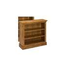 Wood Designs Britania 36 Oak Bookcase   Finish Medium