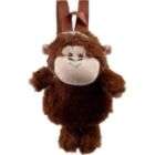 Cuddlee Pet Plush Animal Backpack   Monkey