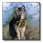 3dRose LLC Wild animals   Wolf   Wall Clocks