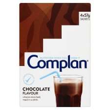 Complan Complete Meal Chocolate 4 X 57 Grams   Groceries   Tesco 