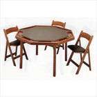 Kestell Furniture 57 Oak Contemporary Folding Poker Table (2 Pieces 