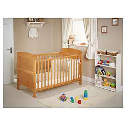 Buy Obaby Grace Cot Bed, Country Pine With White Bedding (includes 