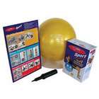 Ball Dynamics FitBALL Sport Firm Exercise Ball Package   45cm