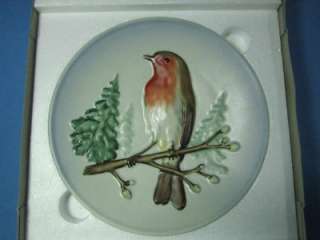 1973 GOEBEL WILDLIFE COLLECTORS PLATE FIRST EDITION #1 ROBIN IN 